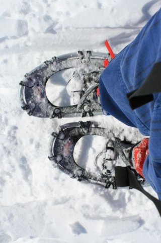 威尼托雪鞋行走